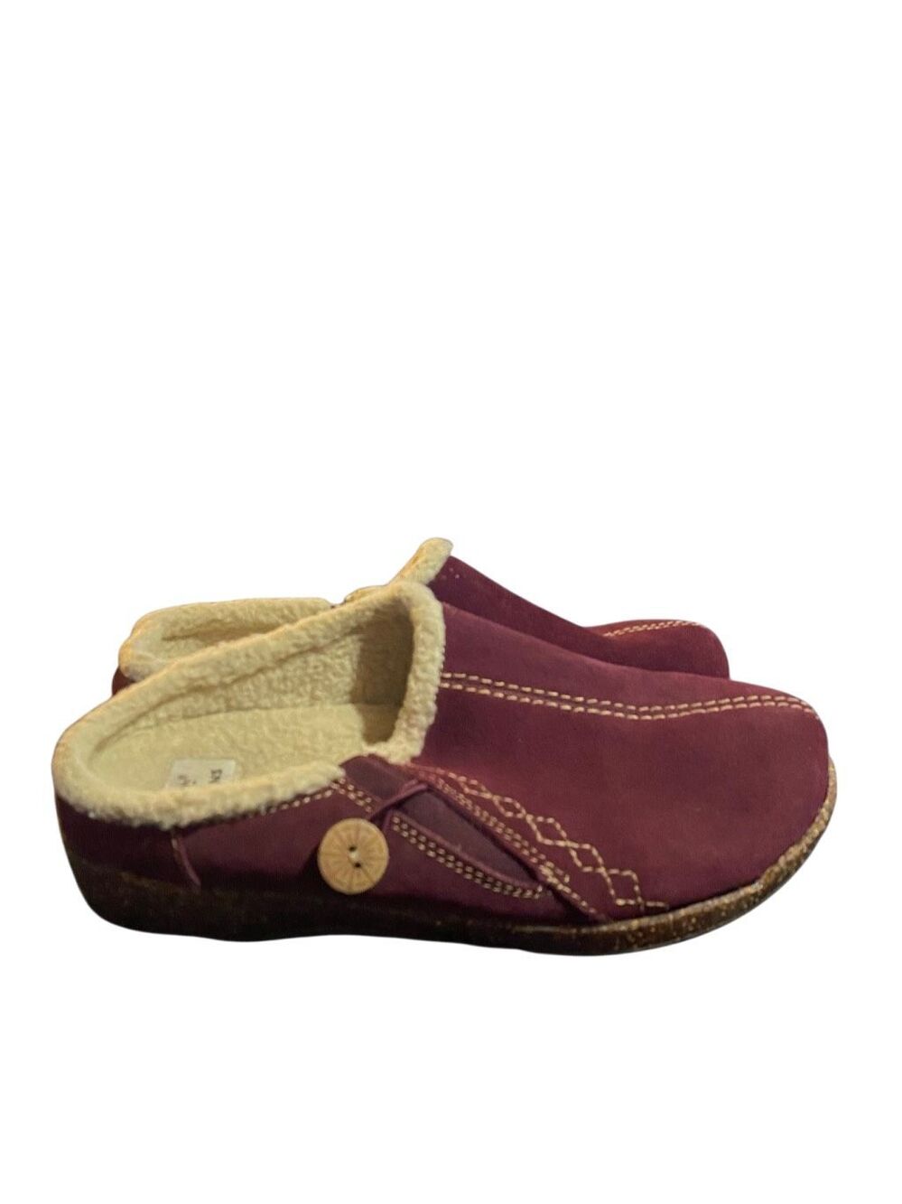 Earth origins Aurora Johanna question women’s suede clog, shoe 7.5.